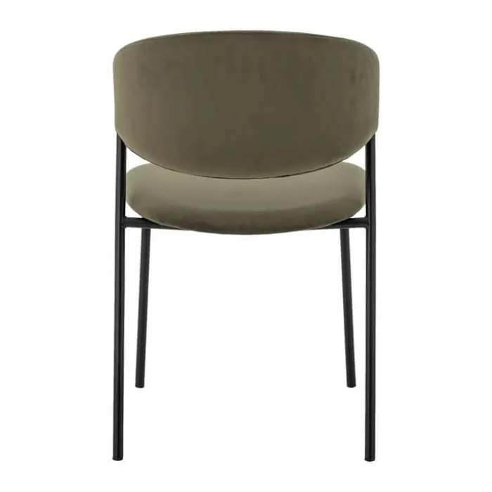 Bloomingville Marlo Spisebordsstol - 2 stk. H 79 x B 54 x L 49 cm - Genanvendt Polyester - Grøn