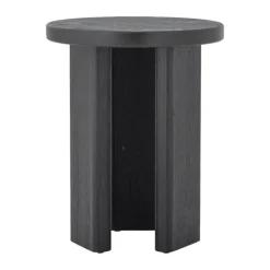 Bloomingville Mimola Sidebord Ø 40 x H 50 cm - Fyrretræ - Sort