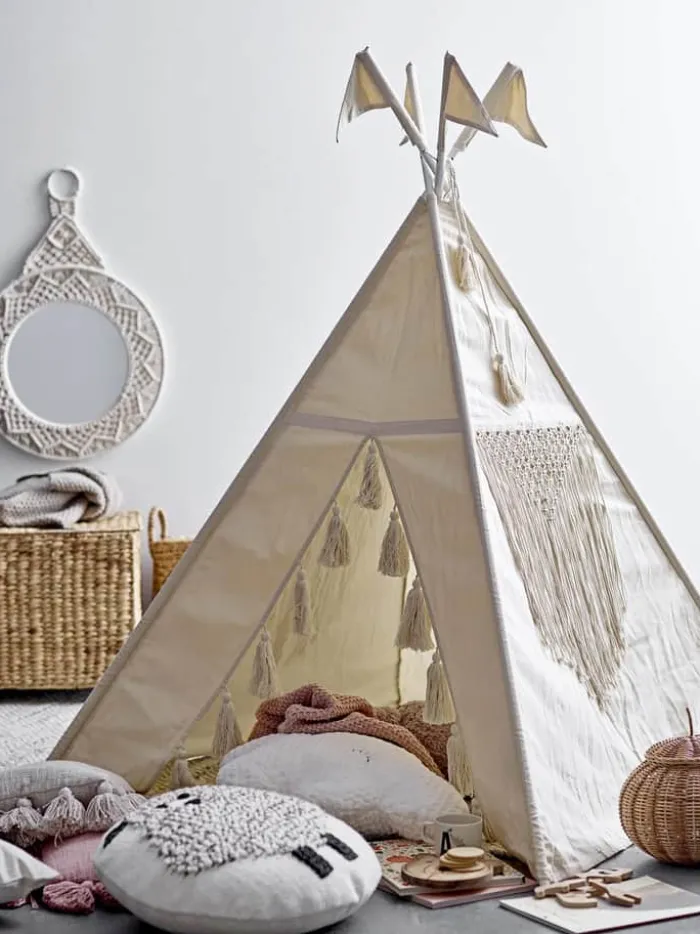 Bloomingville Mini MINI Fardin Legetipi H 140 x B 110,5 x L 110 cm - Bomuld - Natur