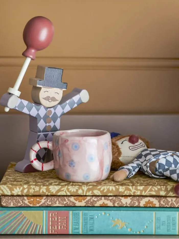 Bloomingville Mini Nini Kop 100 ml - Stentøj - Rosa/blå