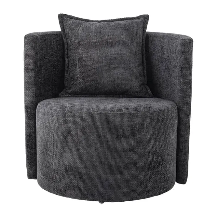 Bloomingville Morris Loungestol H 75 x B 77,5 x D 82,5 cm - Træ/polyester - Grå