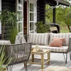 Bloomingville Mundo Havesofa H 72 x B 74 x L 175 cm - Metal - Grøn