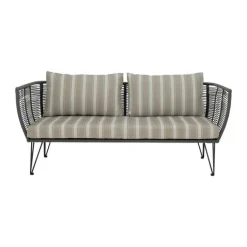 Bloomingville Mundo Havesofa H 72 x B 74 x L 175 cm - Metal - Grøn