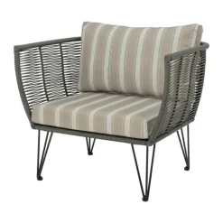 Bloomingville Mundo Loungestol - 2 stk. H 72 x B 74 x L 87 cm - Metal - Grøn