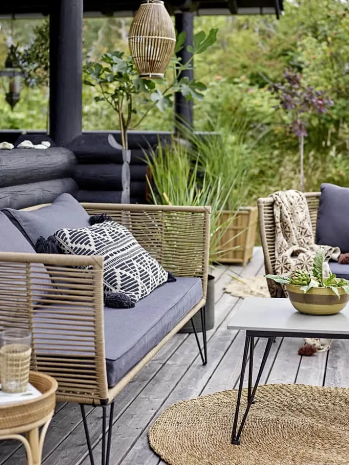 Bloomingville Mundo Sofabord H 42 x B 55 x L 55 cm - Beton - Grå