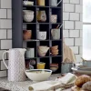 Bloomingville Olinn Hylde H 66 x B 41 x D 12 cm - Fyrretræ - Sort