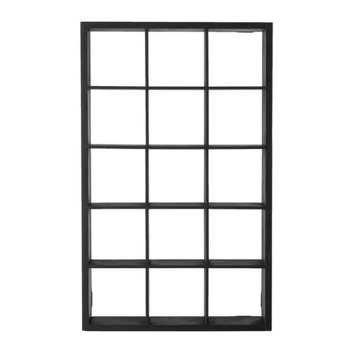 Bloomingville Olinn Hylde H 66 x B 41 x D 12 cm - Fyrretræ - Sort