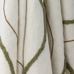 Bloomingville Osasio Plaid B 150 x L 130 cm - Bomuld - Grøn