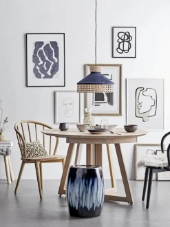 Bloomingville Owen Spisebord H 75 cm - Egetræ - Natur