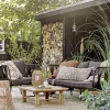 Bloomingville Pavone Sofa H 72 x B 68 x L 174 cm - Metal - Sort