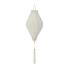 Bloomingville Pomp Dekoration Ø 20 x H 39 cm - Bambus/polyester - Hvid
