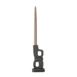 Bloomingville Sanah Kronelysestage H 19 x B 5 x L 9 cm - Metal - Sort