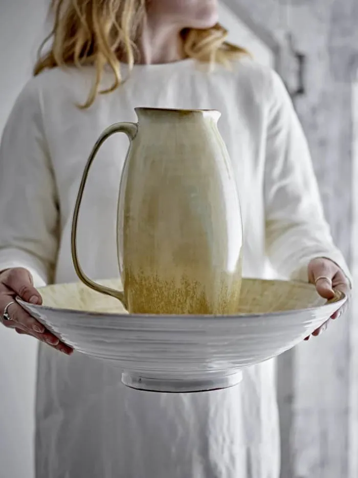 Bloomingville Saskia Kande 3,6 liter - Stentøj - Gul