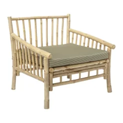 Bloomingville Sole Loungestol H 75 x B 77 x L 80 cm - Bambus/polyester - Natur