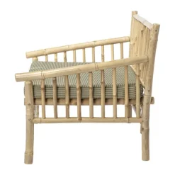 Bloomingville Sole Loungestol H 75 x B 77 x L 80 cm - Bambus/polyester - Natur