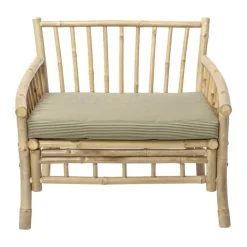 Bloomingville Sole Loungestol H 75 x B 77 x L 80 cm - Bambus/polyester - Natur