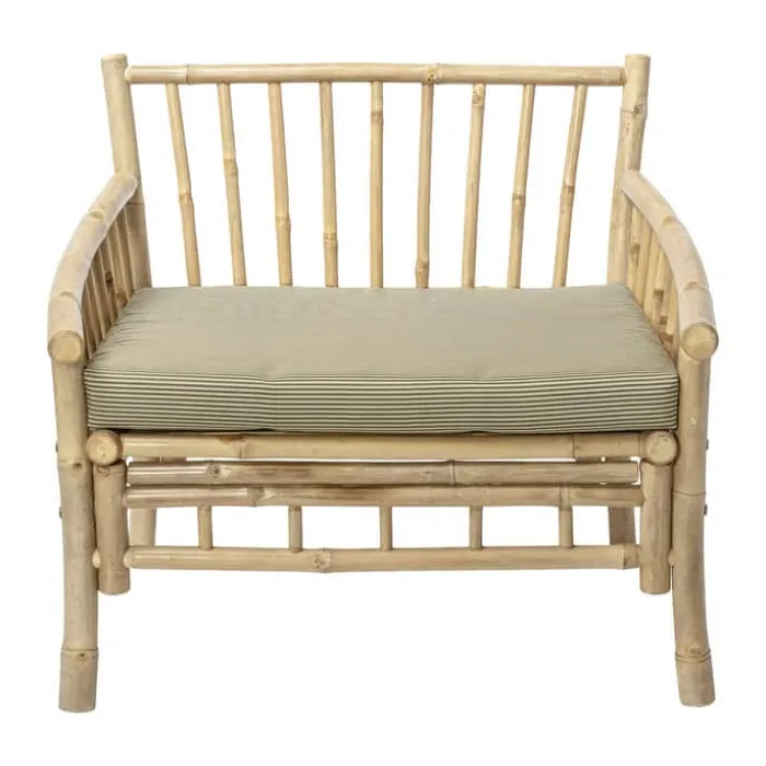 Bloomingville Sole Loungestol H 75 x B 77 x L 80 cm - Bambus/polyester - Natur