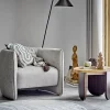 Bloomingville Tiger Gulvtæppe Ø 120 cm - Uld - Multifarvet