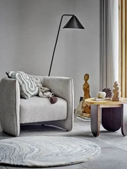 Bloomingville Tiger Gulvtæppe Ø 120 cm - Uld - Multifarvet