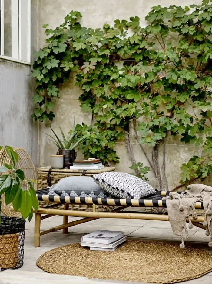 Bloomingville Vida Daybed H 40 x B 70 x L 190 cm - Bambus - Natur
