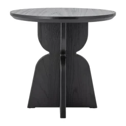 Bloomingville Vixen Spisebord Ø 80 x H 75 cm - Fyrretræ - Sort