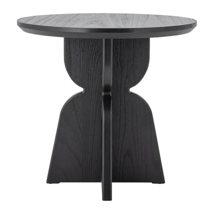 Bloomingville Vixen Spisebord Ø 80 x H 75 cm - Fyrretræ - Sort