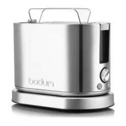 Bodum Bistro Brødrister 2 skiver - Rustfrit stål/plastik - Mat krom