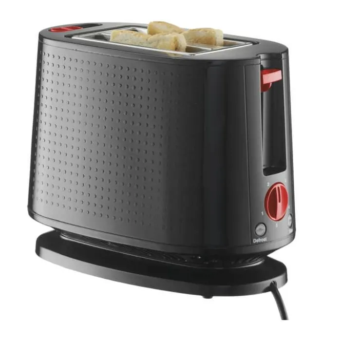 Bodum Bistro Brødrister 2 skiver - 5 risteindstillinger - Optøningsfunktion