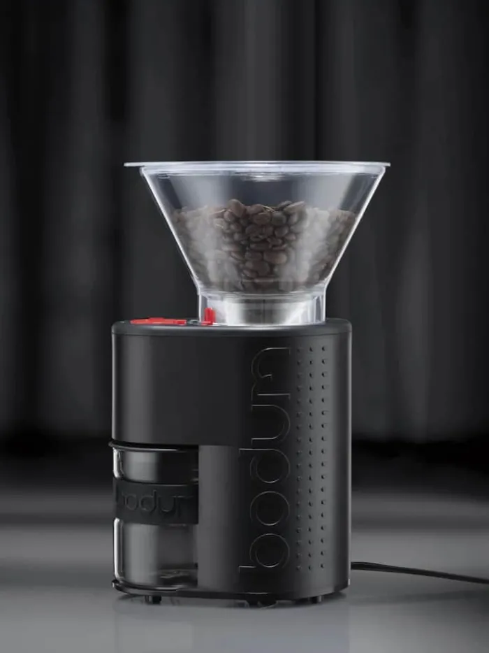 Bodum Bistro Elektrisk Kaffekværn 10903-01EURO-3 220 gram - 12 indstillinger - Sort