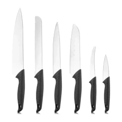 Bodum Bistro Knivsæt - 6 dele L 23/ 22/17/17/12/8 cm - Rustfrit stål/plastik - Sort