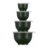 Bodum Bistro Røreskålsæt m. låg - 4 dele 0,7/1,6/3,2/5,2 liter - Plastik - Dark Green