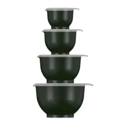 Bodum Bistro Røreskålsæt m. låg - 4 dele 0,7/1,6/3,2/5,2 liter - Plastik - Dark Green