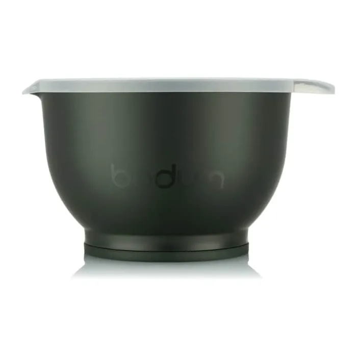 Bodum Bistro Røreskålsæt m. låg - 4 dele 0,7/1,6/3,2/5,2 liter - Plastik - Dark Green