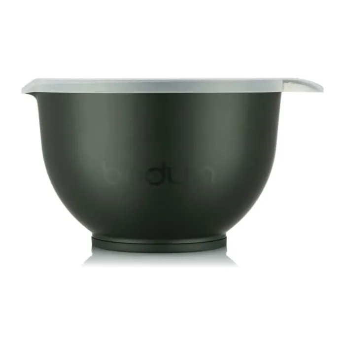 Bodum Bistro Røreskålsæt m. låg - 4 dele 0,7/1,6/3,2/5,2 liter - Plastik - Dark Green