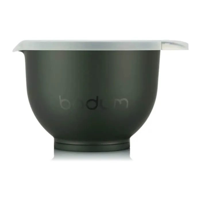 Bodum Bistro Røreskålsæt m. låg - 4 dele 0,7/1,6/3,2/5,2 liter - Plastik - Dark Green
