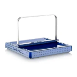 Bodum Bistro Servietholder H 14 x B 20 x L 20 cm - Rustfrit stål/plastik/gummi - Blå