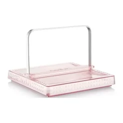 Bodum Bistro Servietholder H 14 x B 20 x L 20 cm - Rustfrit stål/plastik/gummi - Lyserød
