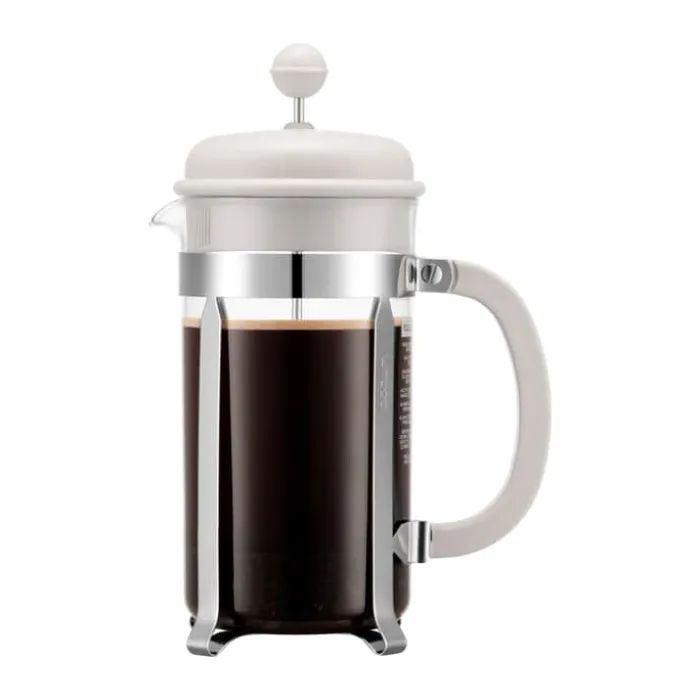 Bodum Caffettiera Stempelkande 1 liter - Borosilikatglas/rustfrit stål - Cloud grey