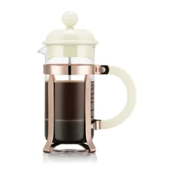 Bodum Caffettiera Stempelkande 0,35 liter - Borosilikatglas/rustfrit stål - Creme/rosegold