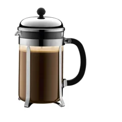 Bodum Chambord Stempelkande 1,5 liter - Borosilikatglas - Sort/klar