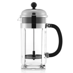 Bodum Chambord Stempelkande 1 liter - Rustfrit stål/BPA-frit plastik - Krom