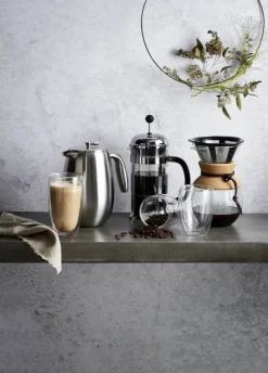Bodum Chambord Stempelkande 1 liter - Rustfrit stål/BPA-frit plastik - Krom