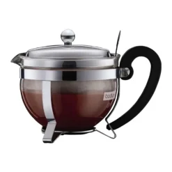 Bodum Chambord Tekande 0,5 liter - Rustfrit stål/borosilikatglas - Sølvfarvet