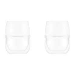 Bodum Fyn Chardonnay Vinglas - 2 stk. 25 cl - Borosilikatglas/silikone - Klar