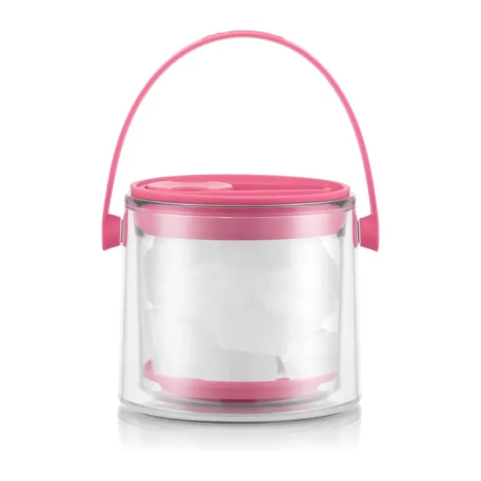 Bodum Melior Isspand m. tang 1,5 liter - Plastik/gummi - Transparent Strawberry