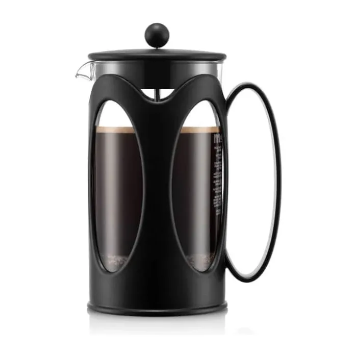Bodum Melior Stempelkande 8 kopper - Rustfrit stål/plastik - Sort