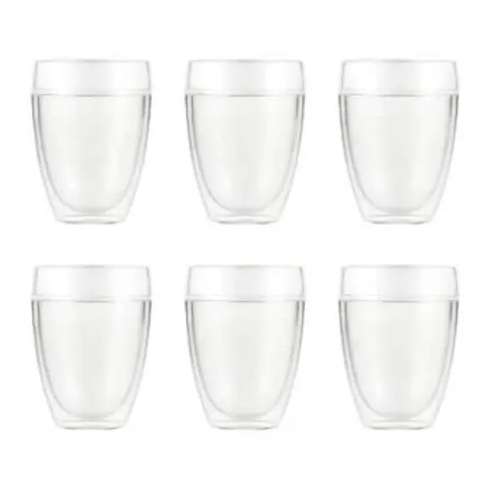 Bodum Pavina Outdoor Krus - 6 stk. 35 cl - Plastik - Klar