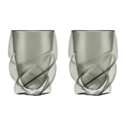 Bodum Pavina Paris Vandglas - 2 stk. 27 cl - Glas - Grå