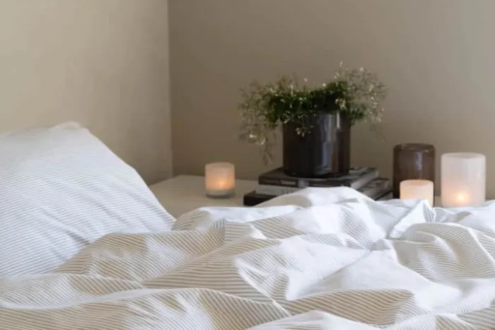 Borås Cotton Cille Sengetøj B 200 x L 220 cm - Bomuld - Beige