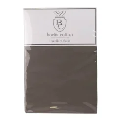 Borås Cotton Cloud Boxlagen B 80 x L 200 cm - Bomuldssatin - Antracit grå